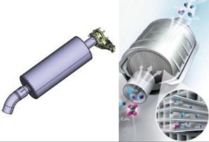 DOC (Diesel Oxidation Catalyst) Hino Dutro